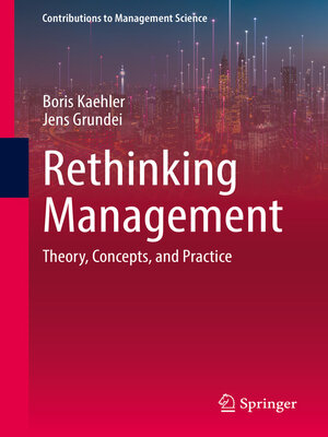 cover image of Rethinking Management